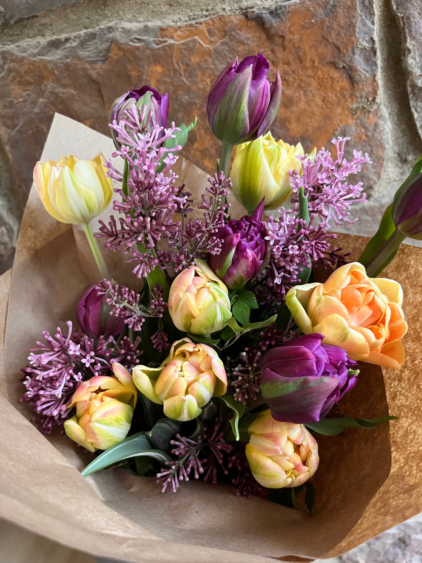 Seasonal Wrapped Bouquet