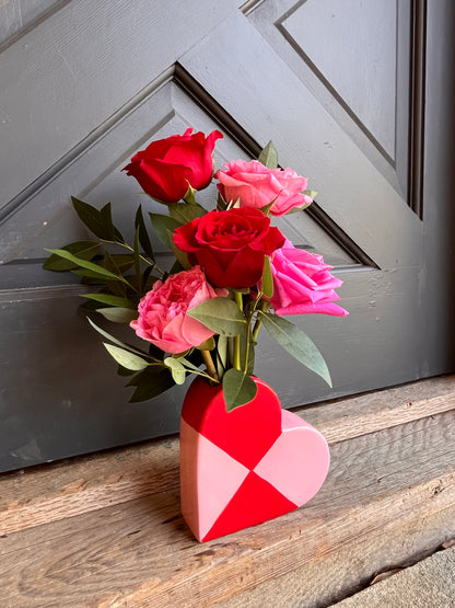 Heart Bud Vase