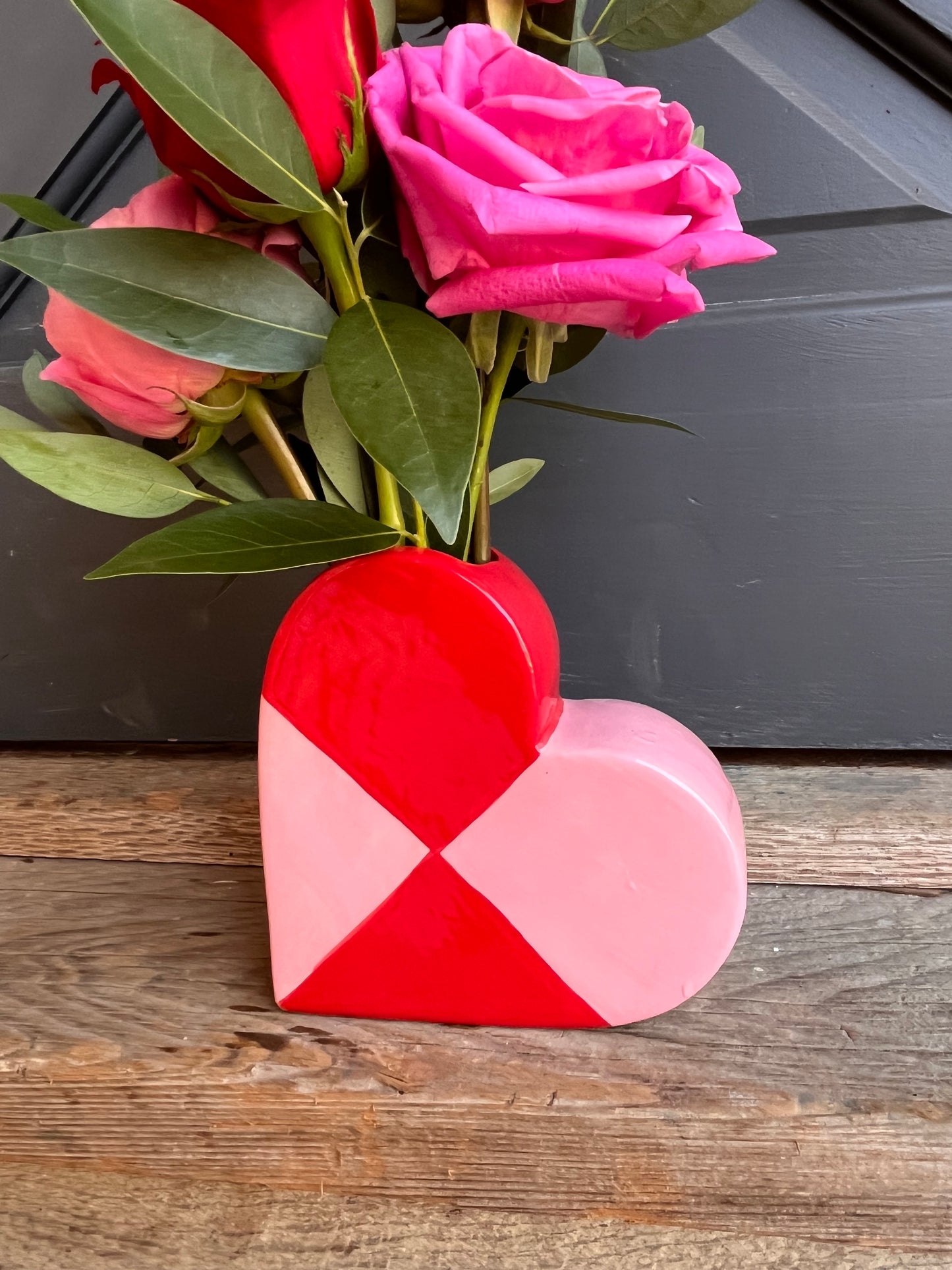 Heart Bud Vase