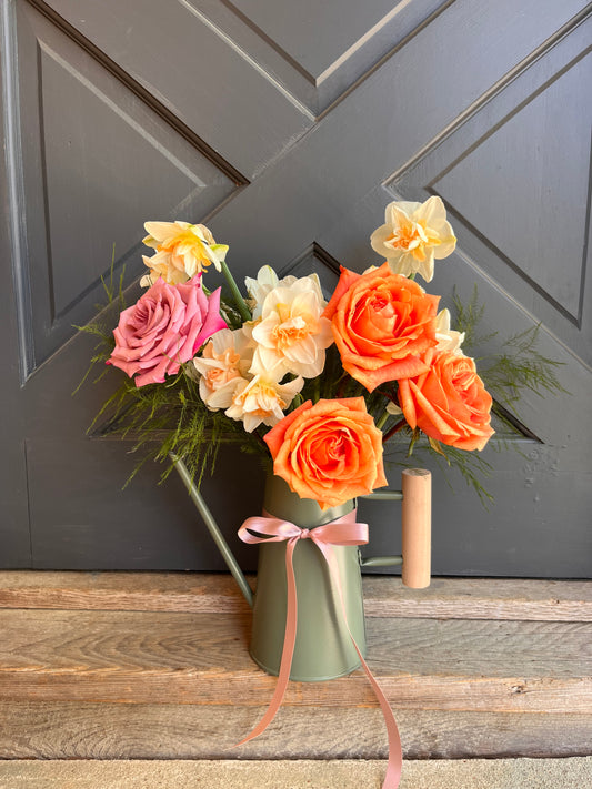 Watering Can Arrangement